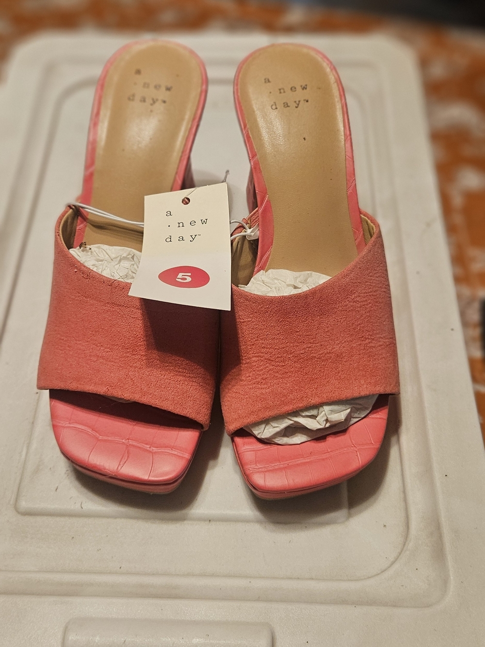 a new day Pink Slide Sandals